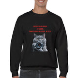 Sudadera Unisex Estampado de Gato "Fotógrafo Miau" Michilandia