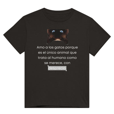 Camiseta Unisex Estampado de Gato 