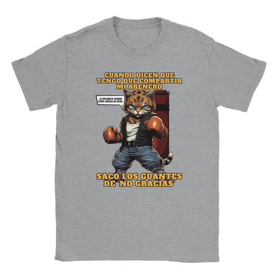 Camiseta unisex estampado de gato "Guardián del Arenero" Michilandia | La tienda online de los fans de gatos