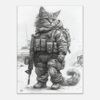 Lienzo de gato "Comando Gatuno SWAT" Michilandia | La tienda online de los fans de gatos