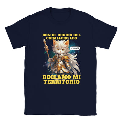 Camiseta unisex estampado de gato "Caballero del Sofá" Michilandia | La tienda online de los amantes de gatos