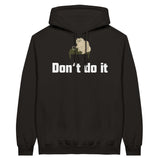 Sudadera con Capucha Unisex Estampado de Gato "Don't do it" Michilandia | La tienda online de los fans de gatos