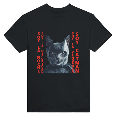 Camiseta Unisex Estampado de Gato "El Caballero Gatuno" Michilandia