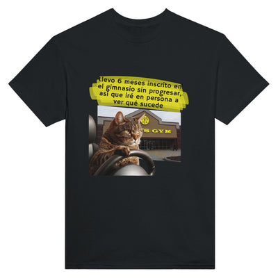 Camiseta Unisex Estampado de Gato 