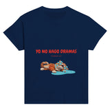 Camiseta Junior Unisex Estampado de Gato "Drama Queen" Michilandia