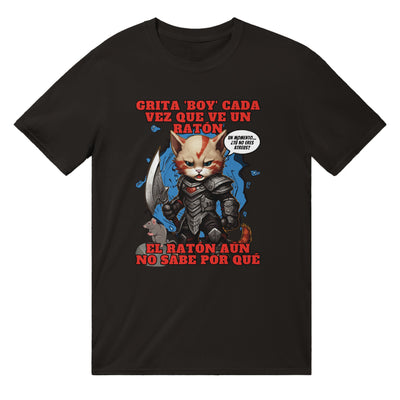 Camiseta unisex estampado de gato "Kitty of War" Michilandia | La tienda online de los amantes de gatos