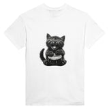 Camiseta Unisex Estampado de Gato "TamTam Felino" Michilandia | La tienda online de los fans de gatos