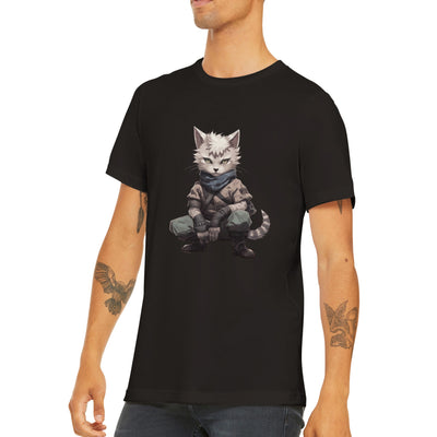 Camiseta unisex estampado de gato "Catkashi" Gelato