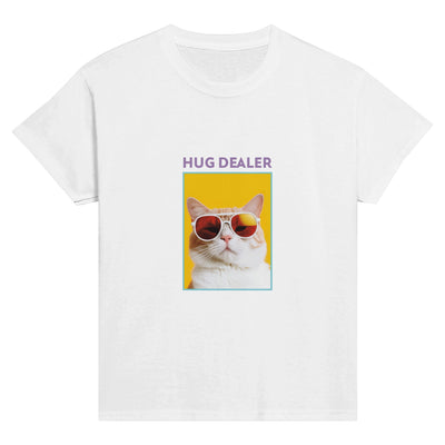 Camiseta Junior Unisex Estampado de Gato 