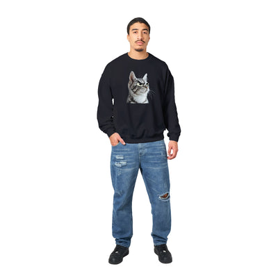 Sudadera Unisex Estampado de Gato "Miau Malhumorado" Michilandia