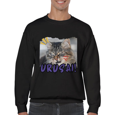 Sudadera Unisex Estampado de Gato 