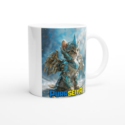 Taza Blanca con Impresión de Gato "Gatito del Zodiaco" Michilandia | La tienda online de los fans de gatos