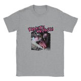 Camiseta unisex estampado de gato "Sonrojo Neko" Sports Grey