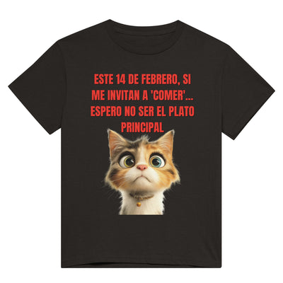 Camiseta Unisex Estampado de Gato 