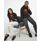 Sudadera con Capucha Unisex Estampado de Gato "Miaunarchy Biker" Michilandia