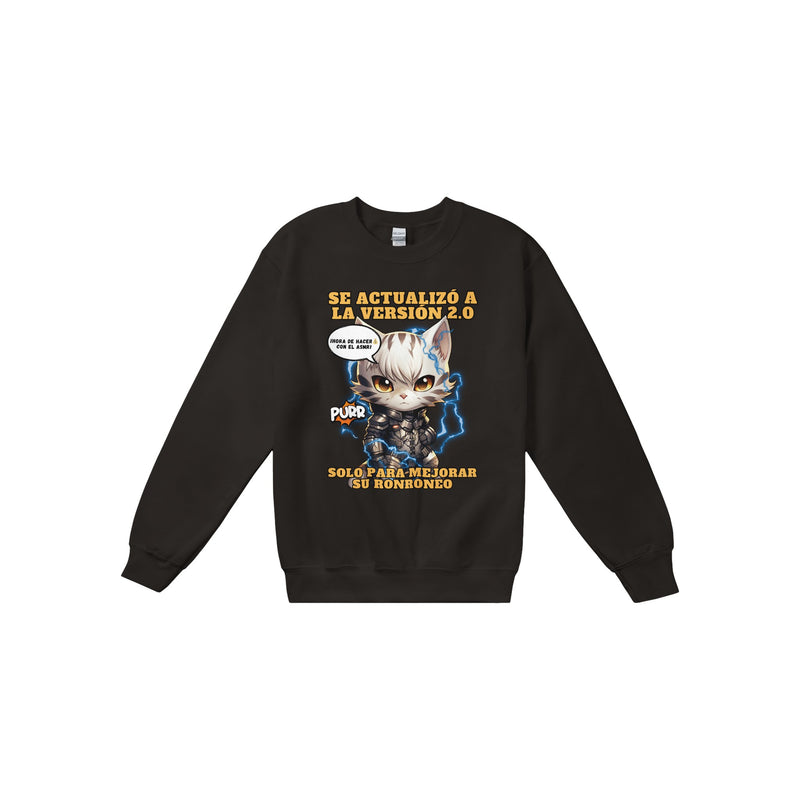 Sudadera unisex estampado de gato "Cyborg Kitty" Michilandia | La tienda online de los amantes de gatos