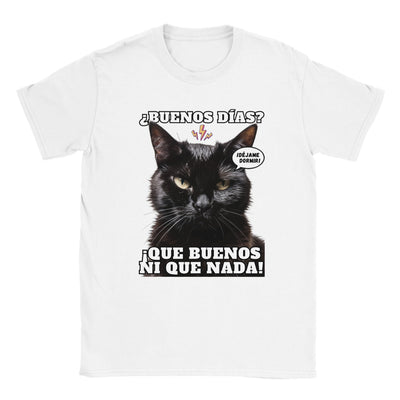 Camiseta unisex estampado de gato "Amanecer Hostil" Michilandia | La tienda online de los amantes de gatos