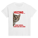 Camiseta Junior Unisex Estampado de Gato "Emergencia Felina" Michilandia | La tienda online de los fans de gatos