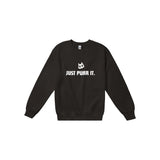 Sudadera Unisex Estampado de Gato "Just Purr It." Michilandia | La tienda online de los fans de gatos