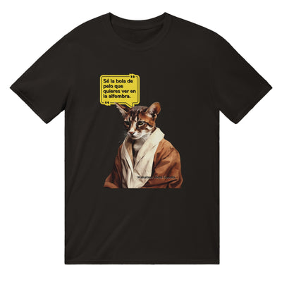 Camiseta unisex estampado de gato "Mahatma Michi Gandhi" Michilandia | La tienda online de los amantes de gatos