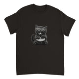 Camiseta Unisex Estampado de Gato "TamTam Felino" Michilandia | La tienda online de los fans de gatos