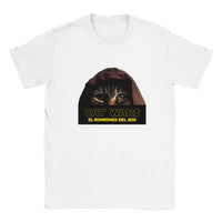 Camiseta Junior Unisex Estampado de Gato 