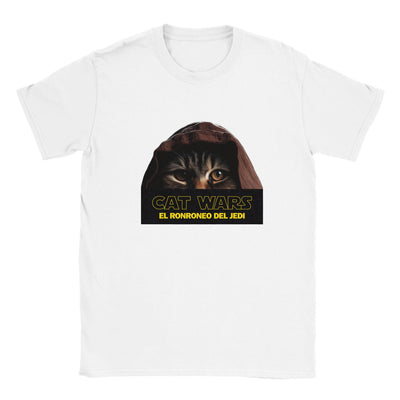 Camiseta Junior Unisex Estampado de Gato 