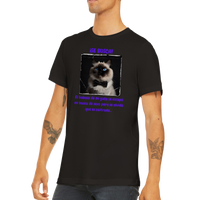 Camiseta unisex estampado de gato "¡Se busca!" Gelato