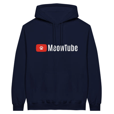 Sudadera con Capucha Unisex Estampado de Gato "MeowTube" Michilandia | La tienda online de los fans de gatos