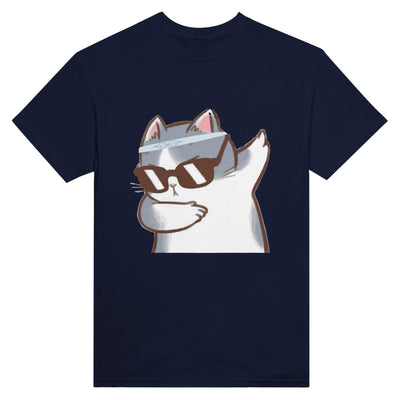 Camiseta Unisex Estampado de Gato "Miau Dabber" Michilandia | La tienda online de los fans de gatos