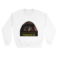 Sudadera Unisex Estampado de Gato "Ronroneo Jedi" Michilandia | La tienda online de los fans de gatos