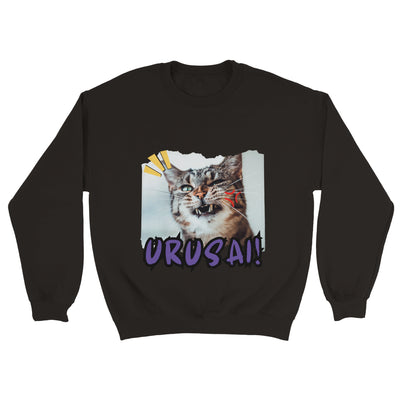 Sudadera Unisex Estampado de Gato 