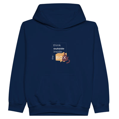 Sudadera con capucha júnior estampado de gato "Innovación Gatuna" Michilandia | La tienda online de los fans de gatos