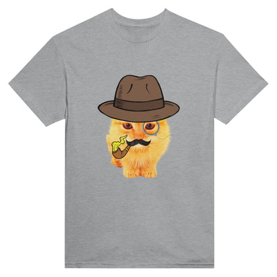 Camiseta Unisex Estampado de Gato "Gentleman Miau" Michilandia