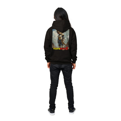 Sudadera con capucha Prémium Unisex Impresión Trasera de Gato "Dragon Meow Z" Michilandia | La tienda online de los fans de gatos