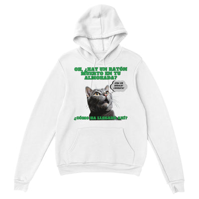 Sudadera con capucha unisex estampado de gato "Regalo Sorpresa" Michilandia | La tienda online de los amantes de gatos