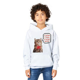 Sudadera con capucha júnior estampado de gato "Gelatina" Michilandia