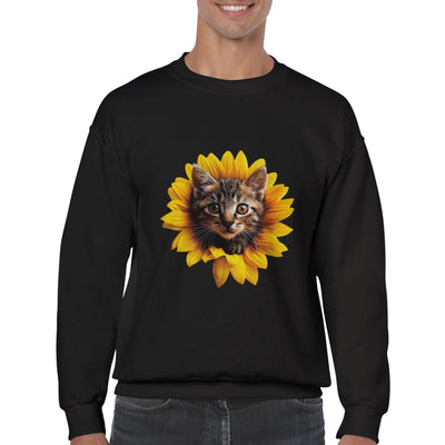 Sudadera Unisex Estampado de Gato 