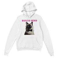 Sudadera con Capucha Unisex Estampado de Gato "Aventuras Nocturnas" Michilandia | La tienda online de los fans de gatos