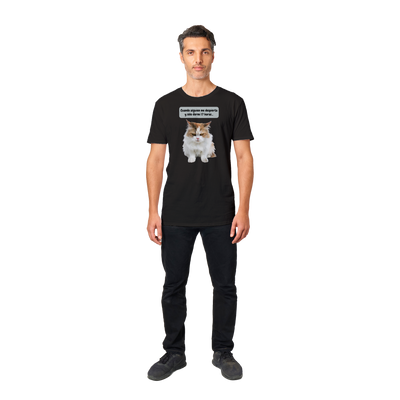 Camiseta unisex estampado de gato "Michi dormilón" Gelato