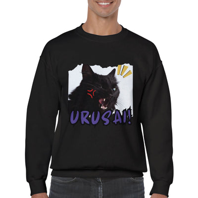 Sudadera Unisex Estampado de Gato 