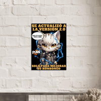 Lienzo de Gato "Cyborg Kitty" Michilandia | La tienda online de los amantes de gatos