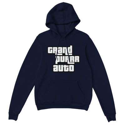 Sudadera con Capucha Unisex Estampado de Gato "Grand Purrr Auto" Michilandia | La tienda online de los fans de gatos