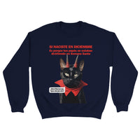 Sudadera Unisex Estampado de Gato "Semana no muy Santa" Michilandia | La tienda online de los fans de gatos