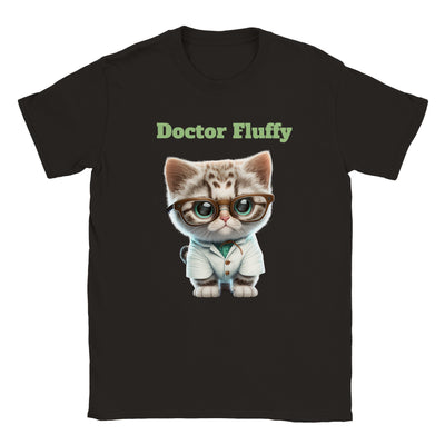 Camiseta unisex estampado de gato 