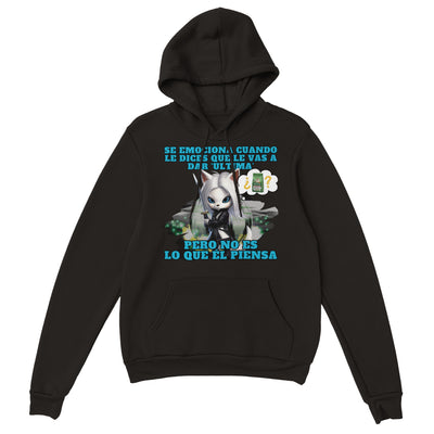 Sudadera con Capucha Unisex Estampado de Gato 