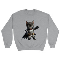 Sudadera unisex estampado de gato "Dynamic Dark Knight" Gelato