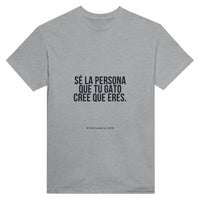 Camiseta Unisex Estampado de Gato "Inspiración Gatuna" Michilandia | La tienda online de los fans de gatos