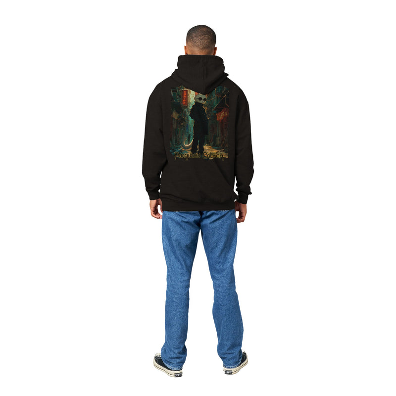 Sudadera con capucha Prémium Unisex Impresión Trasera de Gato "Encanto de Jujutsu" Michilandia | La tienda online de los fans de gatos