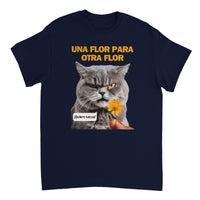 Camiseta Unisex Estampado de Gato "Antojos Felinos" Michilandia | La tienda online de los fans de gatos